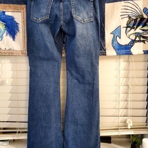 Blue Denim Flare Jeans